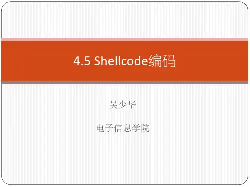4.5shellcode编码