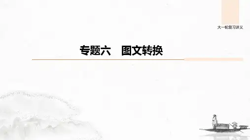 新高考语文第6部分 专题6 图文转换