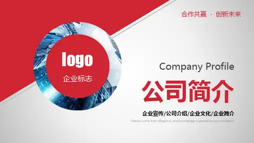 红色商务大气公司简介通用PPT模板