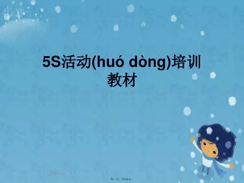 5S活动培训教材