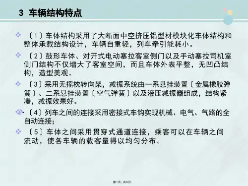 城市轨道交通车辆技术《城轨车辆组成结构》