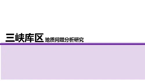 三峡库区地质问题分析研究
