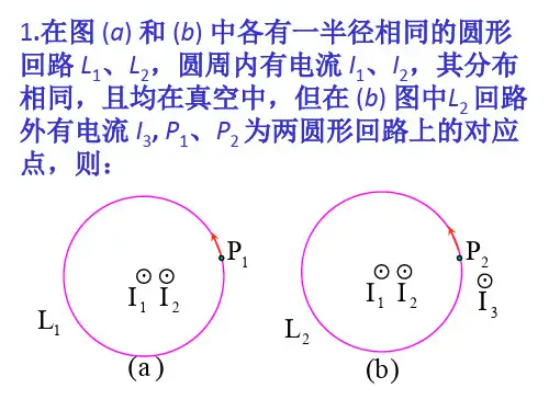大学物理下磁场习题1