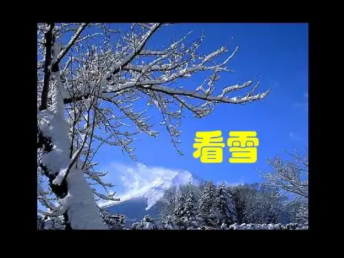 二年级上册语文12.看雪