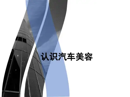 认识汽车美容