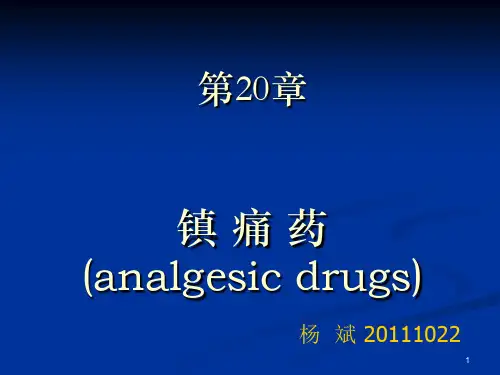 第20章阿片受体激动药PPT课件