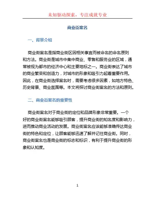商业街案名 (2)