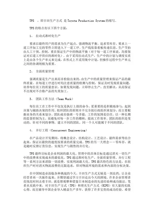 TPS管理
