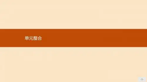 2019年高中历史第四单元雅尔塔体系下的冷战与和平课件新人教版选修3