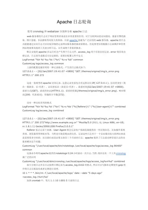 apache日志轮询设置讲解