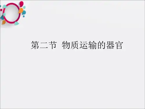 《物质运输的器官》PPT课件