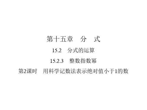 《科学记数法》ppt课件人教版1