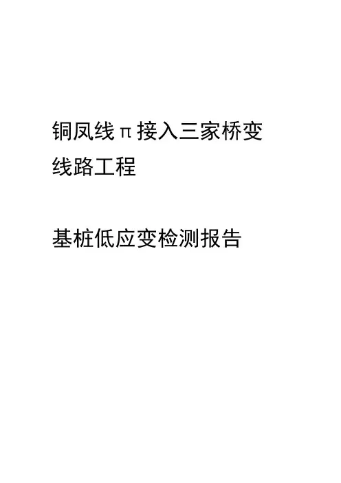 桩基检测报告