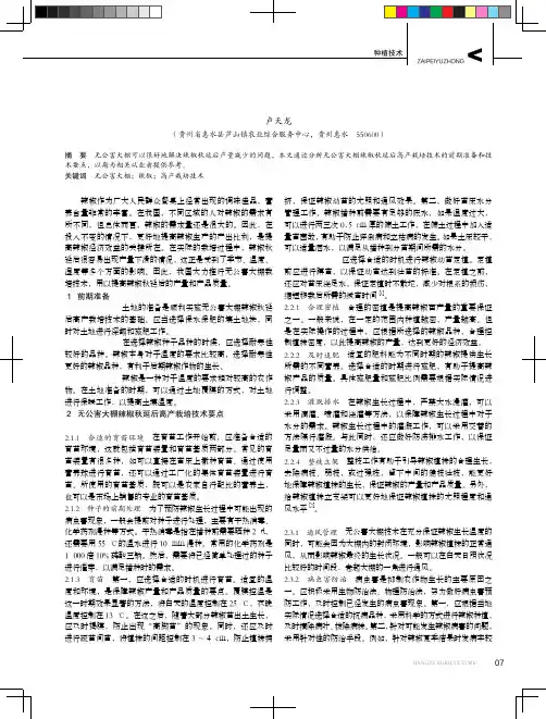 无公害大棚辣椒秋延后高产栽培技术