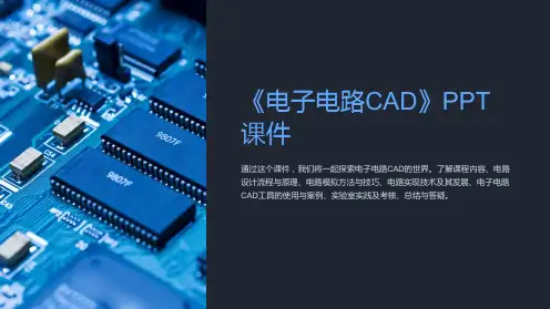 《电子电路CAD》课件