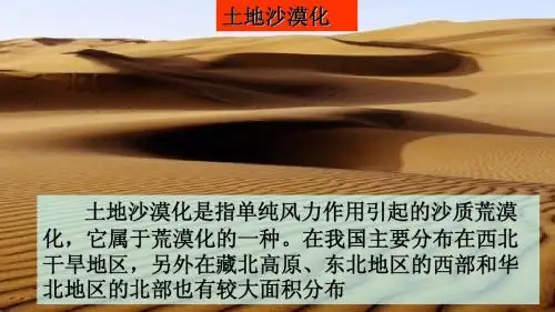 荒漠化的防治-以我国西北地区为例