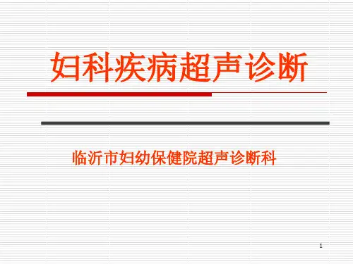 妇科超声检查最新PPT课件