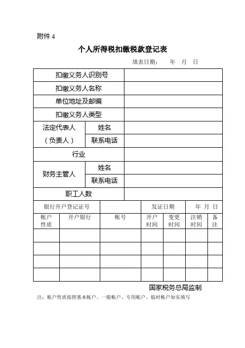 个人所得税纳税申报表-精品文档资料