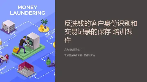 反洗钱的客户身份识别和交易记录的保存-培训课件