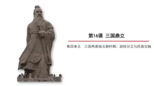 【人教七年级历史上册】第十六课《三国鼎立》精品课件