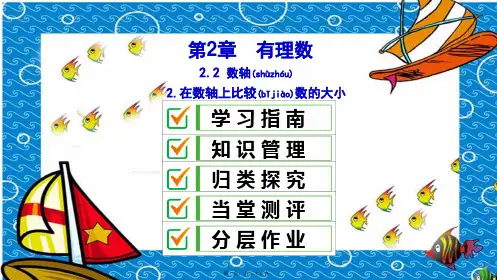 七年级数学上册第2章有理数2.2数轴2.2.2在数轴上比较数的大小