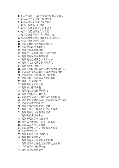 百位法学家