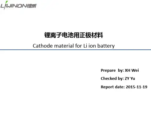 锂离子电池用正极材料---RD