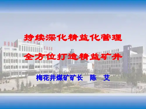 精益化管理打造精益矿井(神华宁煤梅花井煤矿)