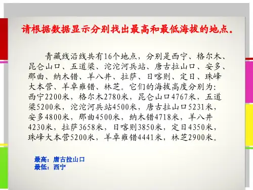 表格信息加工与表达