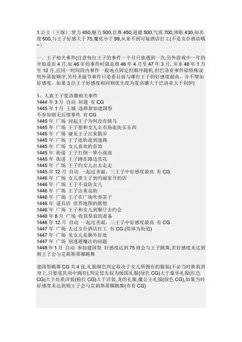美少女梦工厂王嫁攻略
