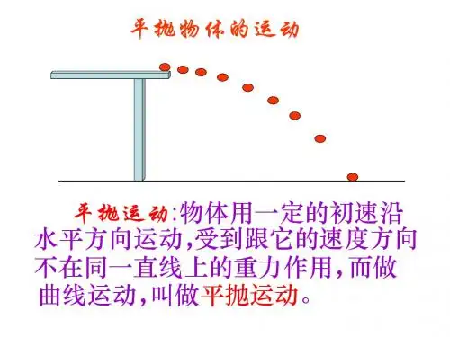 高一物理抛体运动的规律