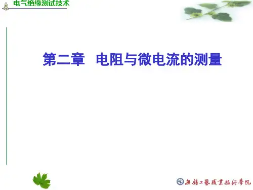 泄漏电流的测量