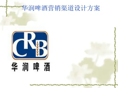 华润啤酒营销渠道设计方案