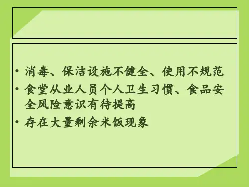 学校幼儿园食品安全培训 ppt课件