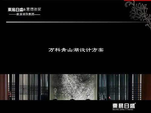 万科青山湖设计方案