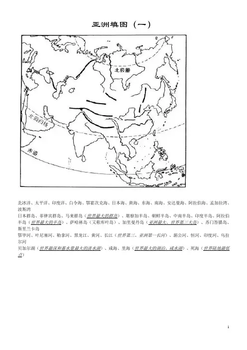 世界地图填充