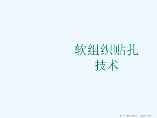 软组织贴扎技术