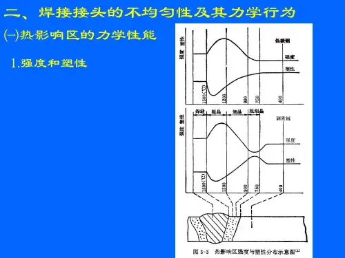 第三章-焊接接头的不均匀性