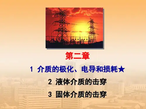 介质的极化、电导和损耗