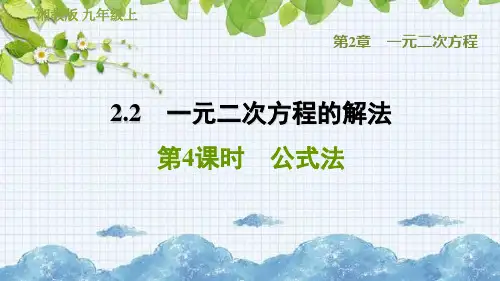 公式法PPT课件