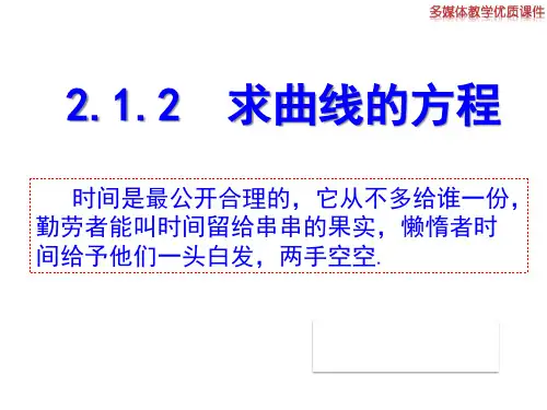 212-求曲线的方程-(教学用)精品PPT课件