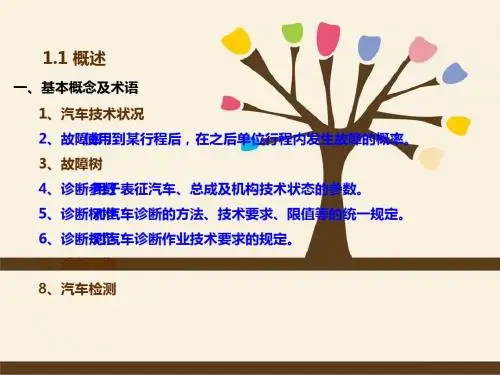 汽车检测与诊断基础知识