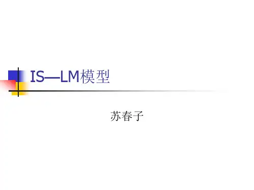 LS—LM模型解读