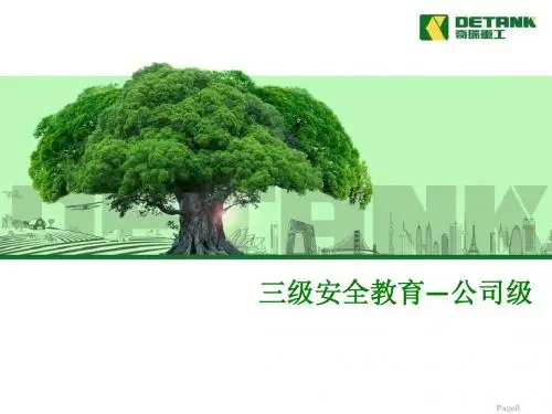 三级安全教育-公司级