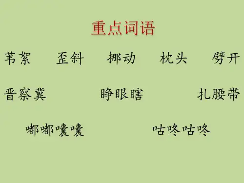 六年级上册语文课件—7.1、小英雄雨来 ▎ 长春版 (共12张PPT)