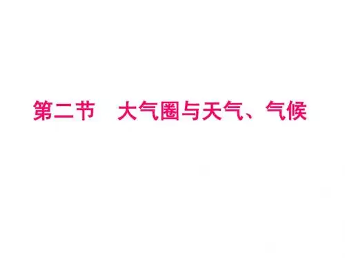 大气的组成、结构与受热