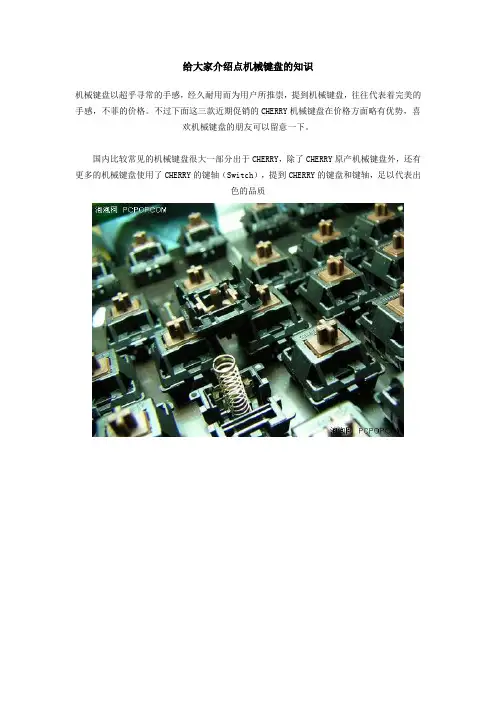 机械键盘介绍