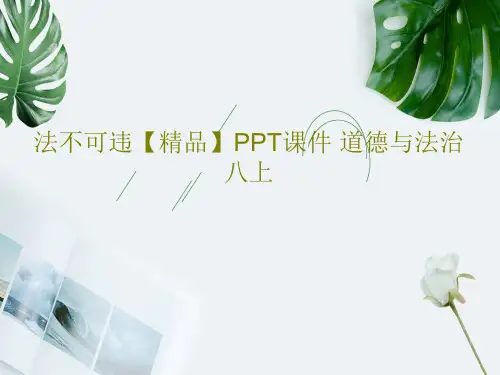 法不可违【精品】PPT课件 道德与法治八上共40页