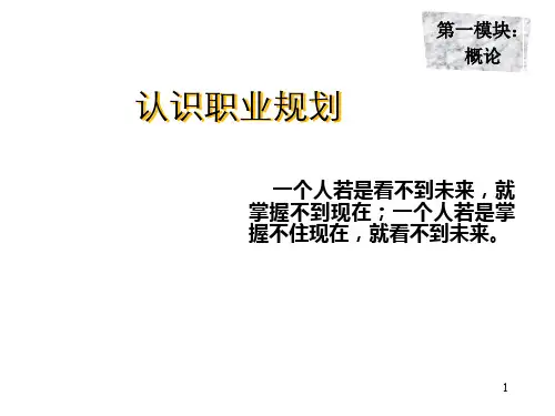 大学生就业指导与职业生涯规划-PPT