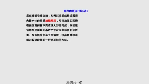 排水固结法白色